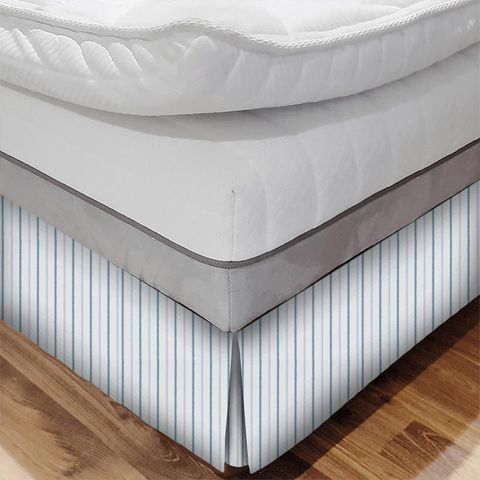 Walcott Navy Bed Base Valance