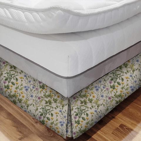 Buttercup Linen Bed Base Valance