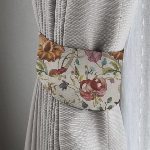 Delilah Spice/Linen Tieback