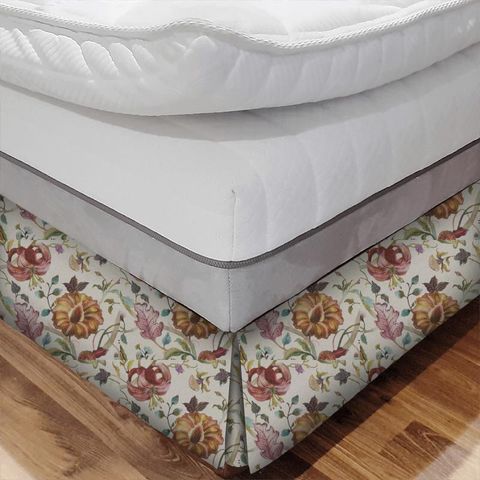 Delilah Spice/Linen Bed Base Valance