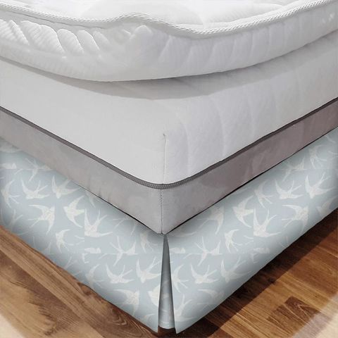 Fly Away Duckegg Bed Base Valance
