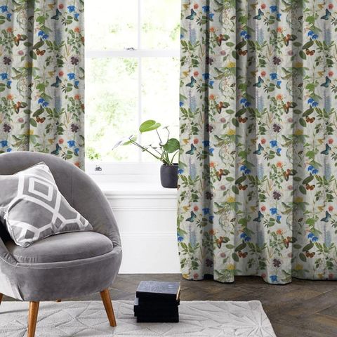 Secret Garden Cream Made To Measure Curtain
