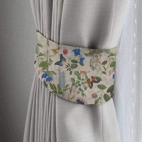 Secret Garden Linen Tieback