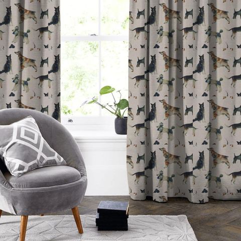 Walkies Linen Made To Measure Curtain