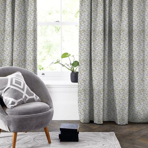Bluebell Wood Saxon Blue Made To Measure Curtain
