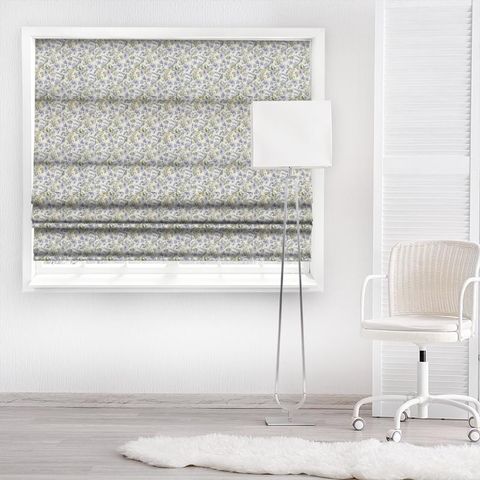 Bluebell Wood Saxon Blue Made To Measure Roman Blind