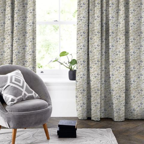 Wetland Saxon Blue Made To Measure Curtain