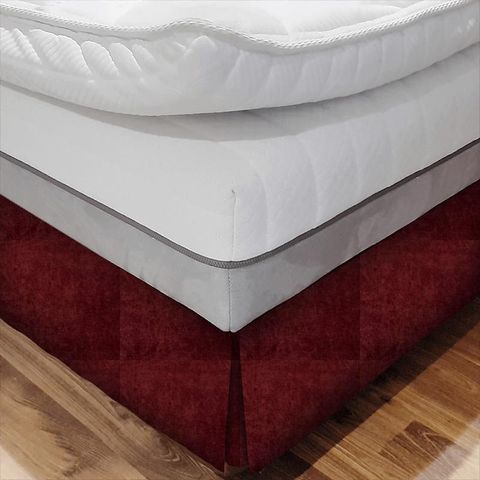 Havana Bordeaux Bed Base Valance