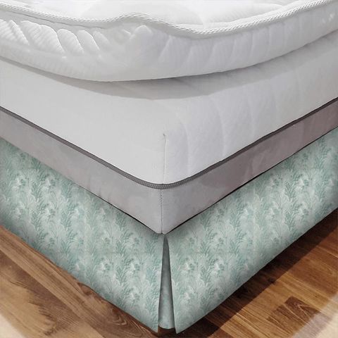 Keshiki Teal Bed Base Valance