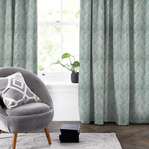 Keshiki Teal Made To Measure Curtain