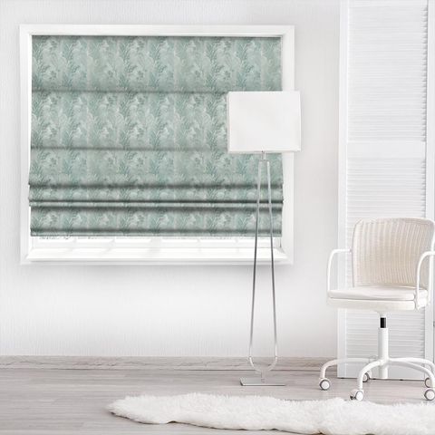 Keshiki Teal Made To Measure Roman Blind