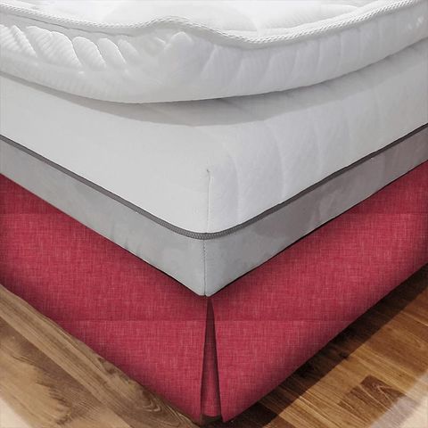 Albany Raspberry Bed Base Valance