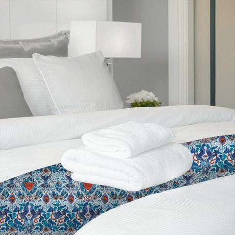 Amazon Blue Bed Runner