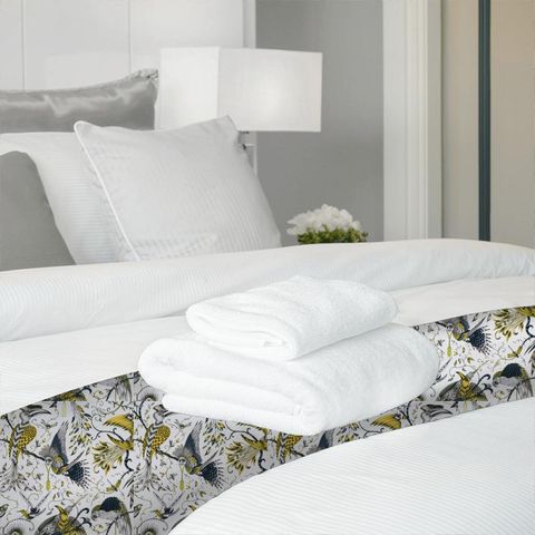 Audubon Gold Bed Runner