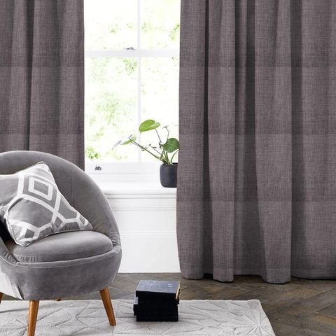 Albany Charcoal Made To Measure Curtain