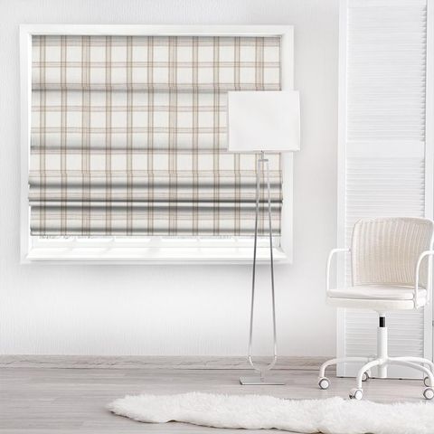 Kelmscott Natural Made To Measure Roman Blind