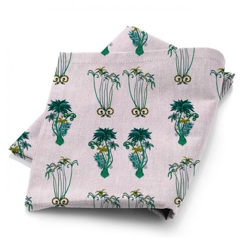 Jungle Palms Pink Fabric