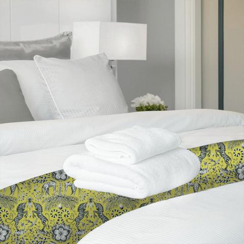 Kruger Lime Bed Runner