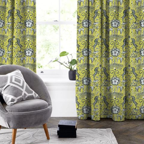 Kruger Lime Made To Measure Curtain