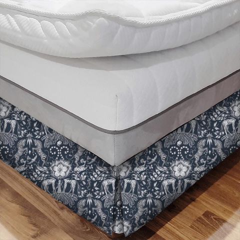 Kruger Navy Bed Base Valance