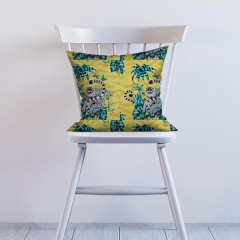 Lemur Lime Cushion