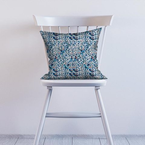 Rousseau Blue Cushion