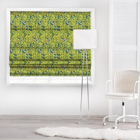 Rousseau Lime Made To Measure Roman Blind