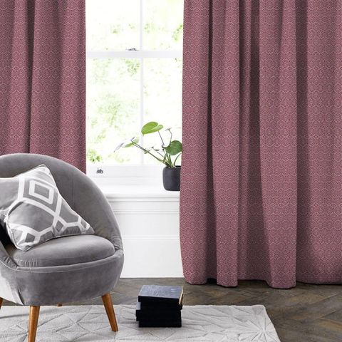 Lunar Raspberry Made To Measure Curtain