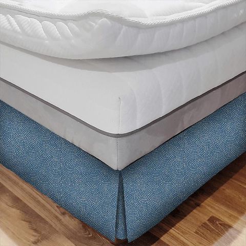 Nebula Denim Bed Base Valance