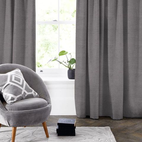 Solstice Charcoal Made To Measure Curtain