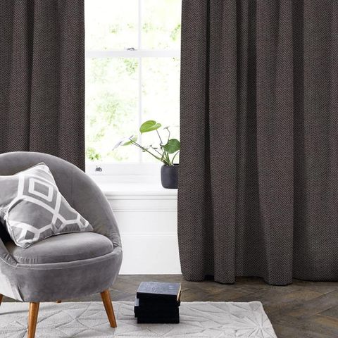 Trinity Noir Made To Measure Curtain