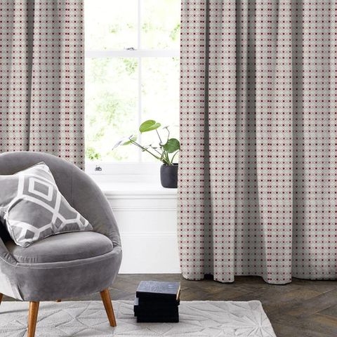 Venus Raspberry Made To Measure Curtain