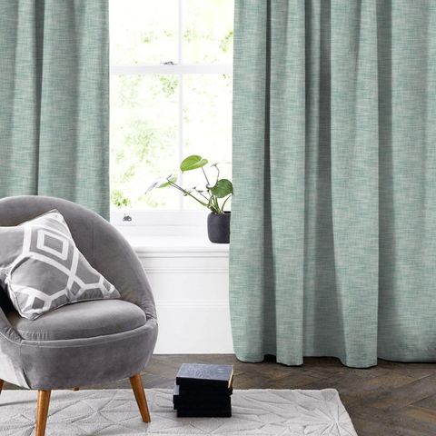 Milton Teal Made To Measure Curtain