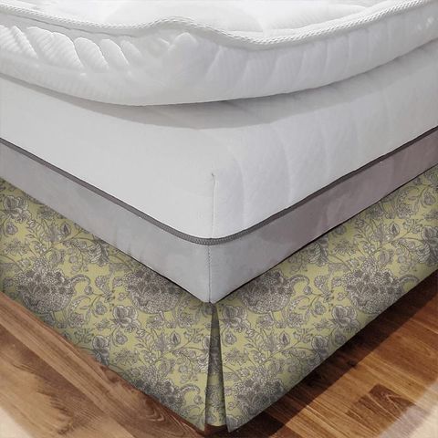 Woodsford Citron Bed Base Valance