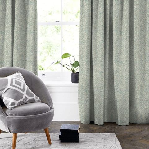 Ashmore Teal Made To Measure Curtain