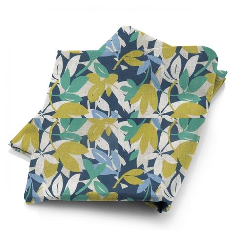 Baja Forest/Citrus/Electric Blue Fabric