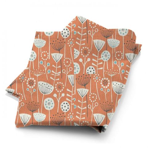 Bergen Burnt Orange Fabric