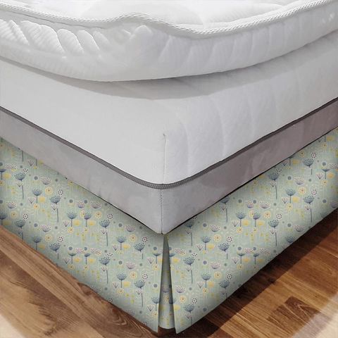 Bergen Seafoam Bed Base Valance