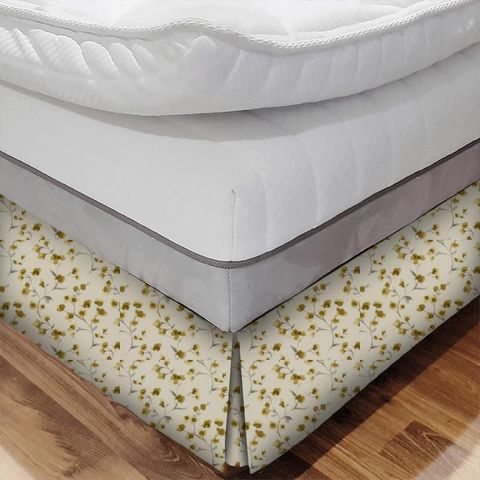 Como Ochre Bed Base Valance