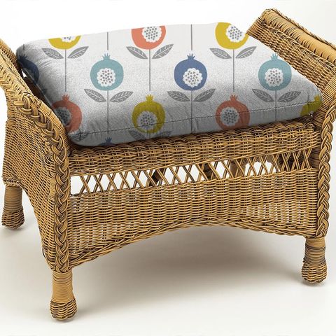 Pepino Pink Grapefruit/Sunshine/Ink Box Cushion