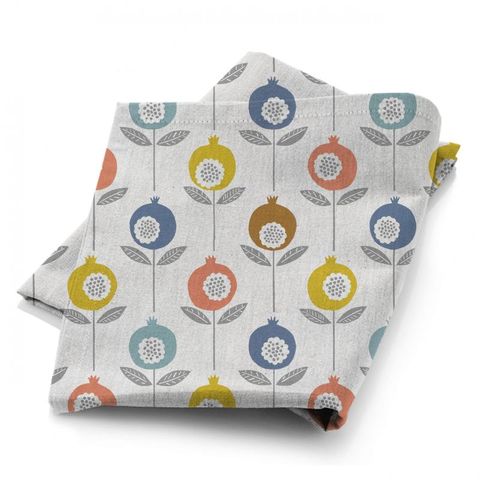 Pepino Pink Grapefruit/Sunshine/Ink Fabric