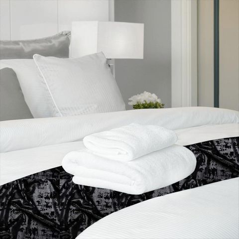 Mercury Noir Bed Runner