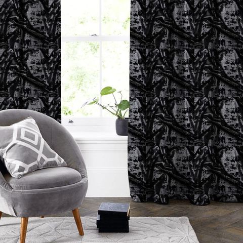 Mercury Noir Made To Measure Curtain