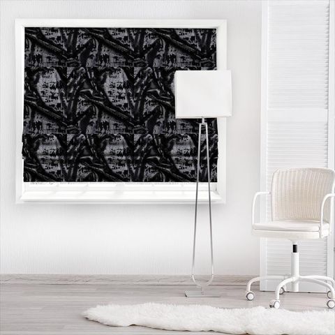 Mercury Noir Made To Measure Roman Blind