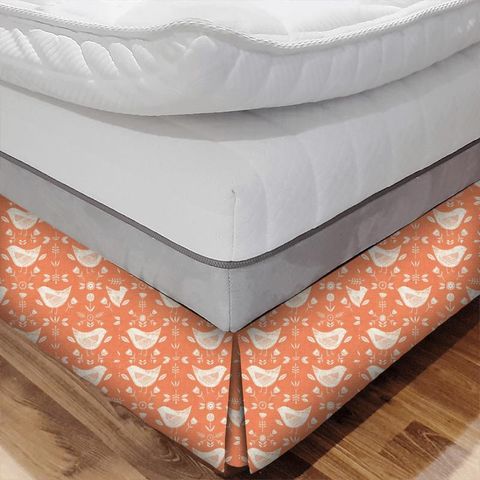 Narvik Burnt Orange Bed Base Valance