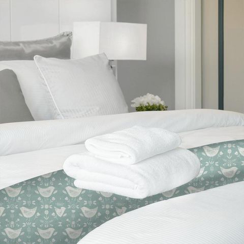 Narvik Seafoam Bed Runner