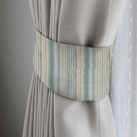 Garda Stripe Cornflower Tieback