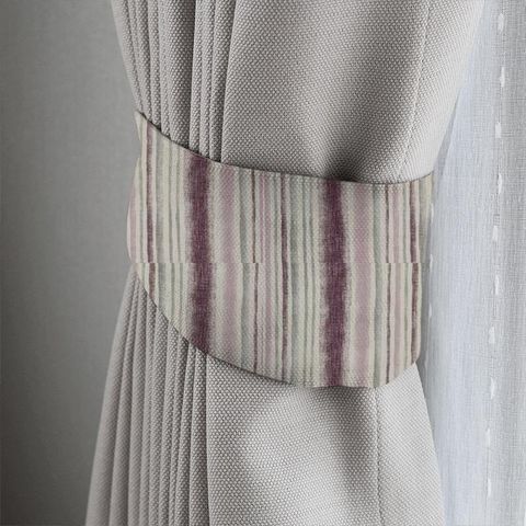 Garda Stripe Grape Tieback