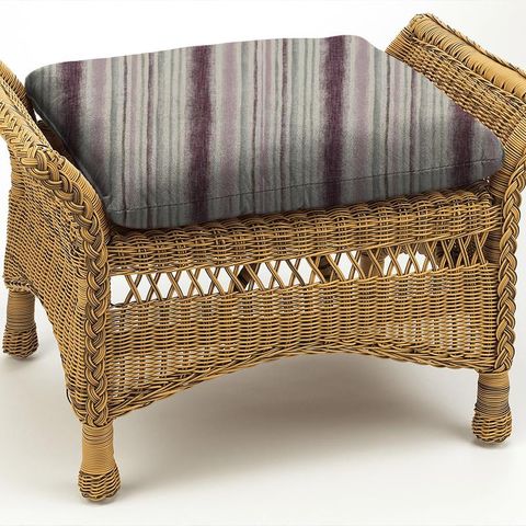 Garda Stripe Grape Box Cushion