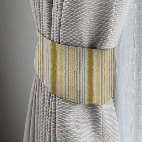 Garda Stripe Ochre Tieback